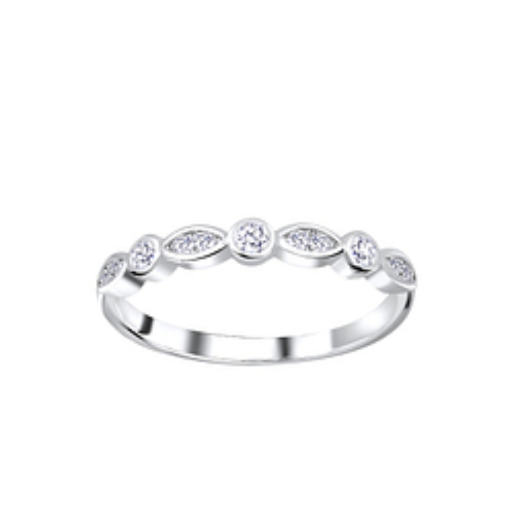 Geometric Eternity Ring